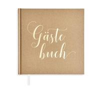 Plantvibes ® Elegante libro de visitas, 72 páginas, tapa dura, Papel grueso, libro de invitados vintage para bodas, bautizos o cumpleaños, libro de bodas, álbum de invitados de boda