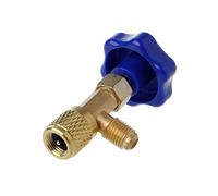 planuuik 1/4 SAE Auto AC Puede Tocar el abrebotellas de la válvula para R22 R134a R410A Gas Refrigerant