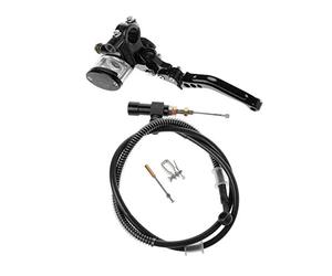 planuuik 7/8"22mm Motocicleta CNC Kit de Embrague hidráulico Palanca Cilindro Maestro Tejido de Aceite Manguera 125~250cc