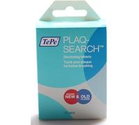 Plaqsearch - Tabletas masticables reveladoras de placa bacteriana avanzadas con sabor a frutas - Paquete de 20 tabletas