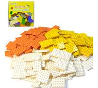 Plaque de Construction Classique de 130 pièces, Couleurs assorties, Avec Plaque de Base de 11 Tailles, Compatible Avec Les pièces et éléments Lego, pour la plupart Des Marques.