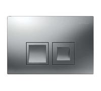 Plaque de fixation Geberit Delta35 pour rinçage à 2 quantités, 115.135.46.5, 115.135.46.5, Coloración: cromado mate