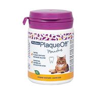 PlaqueOff - Cuidado dental para gatos en polvo, 40 g, lote de 2