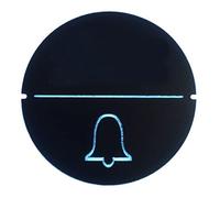 Plaqueta grabada para videoportero Bticino Linéa 3000 (1 boton), color negro