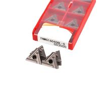 Plaquita de torno CNC 10 Uds TNMG160404R-S TNMG160408R-S TNMG160404L-S TNMG160408L-S inserto Cermet inserto de torneado CNC(TNMG160404R-S GD3000)