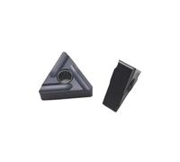 Plaquita de torno CNC 10 Uds TNMG160408L/R CNC inserto de corte carburo CVD herramienta de corte recubierta torno inserto de torneado inserto de acero(Black,Tnmg160408R-S)