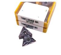 Plaquita de torno CNC 2 uds TNMG160404-MA TNMG160408-MA herramienta de torno de inserción de carburo herramienta de torneado cilíndrico(TNMG160404 MA VP15TF)