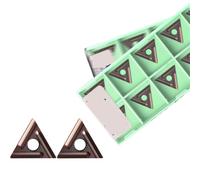 Plaquita de torno CNC Insertos de torno de 10 piezas TNMG160404R-S TNMG160404L-S TNMG160408R-S TNMG160408L-S LF6118 herramientas de corte de inserción externa(TNMG160408R-S LF6118)