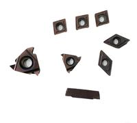 Plaquitas de carburo de tungsteno CCMT060204 DCMT070204 11IR AG60 16ER AG60 MGMN200 con revestimiento de TiN para cincel CNC SNR SER MGEHR SCLCR SDJCR