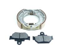 Plaquitas Freno Juego Pastillas Freno Delanteras Y Zapatas Freno Trasero para TU250X para Volty para Tipo II 1995-2009 2008 2007 2006 2005 2004 para Tipo C 1996 1997 Balatas Freno(Whole Set)