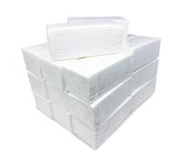 PLASACAR | Toalla Secamanos Zig Zag Papel Laminadas JOKER, Caja de 3000 unidades | Rápida Absorción | Ideal para Restaurante, Oficina, Hogar | Uso Intensivo, Blanco | Medidas Toalla 22 x 21 cm