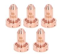 Plasma Cutter Nozzle Tips 5 Pack | Thickened Brass Nozzles for SL60 / SL100 Plasma Torch | High Heat & Oxidation Tolerant