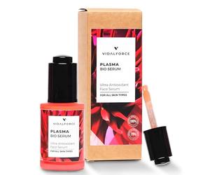 PLASMA Serum Astaxantina 10%, Bakuchiol 5%, Vitamina C Pura 3%, Niacinamida 15%, Acido Hialuronico 3% o Vitamina B3 y más de 24 Activos Naturales, puede usarse Día/Noche 30ml