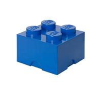Plast Team 4003 - Caja en forma de bloque de lego 4, color azul [importado de Alemania]