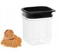 Plast Team Contenedor Hamburgo – Organizador de espacio 0,6 L Negro/Blanco