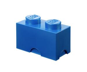 Plast Team PT40021 - Caja con forma de pieza de Lego azul [importado de Alemania]