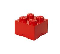 Plast Team PT40030 - Caja en forma de bloque de lego 4, color rojo [importado de Alemania] , color/modelo surtido