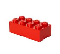 Plast Team PT4023 - Fiambrera para el almuerzo en forma de bloque de lego 6, color rojo [importado de Alemania]