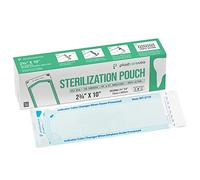 PlastCare USA 1000 autoadhesivas esterilización bolsa 2,75 "x 10", película de papel/azul (5 cajas)