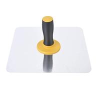 Plastering Hawk, alta dureza paletas de aluminio con mango de doble color, 300 x 300 mm