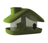 Plastia Casa De Aves Domek Verde Plástico Nido Decoración De Aves