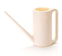 Plastia Regadera Pequeña para Plantas de Interior 1,5 L - Regadera Plantas con Pico Largo para Riego Fácil - Regaderas Jardín de Plástico Reciclado, Marfil