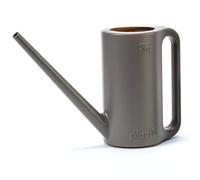 Plastia Regadera Pequeña para Plantas de Interior 1,5 L - Regadera Plantas con Pico Largo para Riego Fácil - Regaderas Jardín de Plástico Reciclado, Antracita