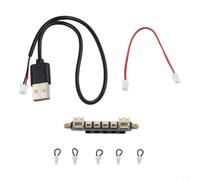 Plastic 4-Channel Distribution Board with LED Status(Single) | Centralized power management, independent channel control, clean wiring setup, para ideal for custom builds
