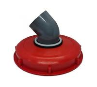 Plastic Barrel Cover 224mm 45 Degree Rainwater Hose Cap Cover Cap Cover Caps Red, Garden Hose