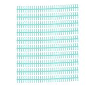 PLASTIC BINDING COMB DURABLE WEAR RESISTANT 10MM 30 HOLE CUTTABLE LOOSE LEAF BINDING SPINE FOR STUDENT OFFICE (Tender Blue)