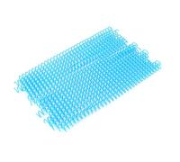 Plastic Binding Ring Spring Spiral Rings 20pcs Durable Reusable Loose Leaf Paper for A4 B5 A5 Documents White Black Blue Transparent 11mm 13mm 19mm (13 mm*30 agujeros, azul, 20 tiras)