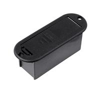 Plastic Black Electric Guitar Bass Battery Case Replacement 9V Active Pickup Box Easy to Replace Active Pickup Box