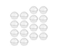 Plastic Cake Box 50Pcs Practical Food Storage Carrier for Kitchen Countertop Comfortable Transport