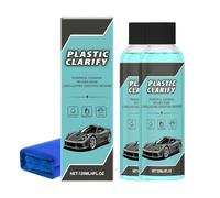 Plastic Clarify for Cars - Waterless Spray Wax & All-In-One Detailer for Car Interiors & Exteriors - Plastic, Rubber, Leather Restorer with Long-Lasting Protection - 120ML (2pcs)