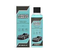 Plastic Clarify para coches, restaurador de plástico todo en uno y spray de detalles sin agua para molduras interiores y exteriores, revive la goma y vinilo de plástico descoloridos, para propietarios