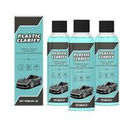 Plastic Clarify para coches, restaurador de plástico todo en uno y spray de detalles sin agua para molduras interiores y exteriores, revive la goma y vinilo de plástico descoloridos, para propietarios