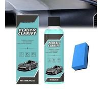 Plastic Clarify,Plastic Clarify For Cars,All-In-One Detailer For Car Interiors & Exteriors,Waterless Spray Wax, RubberPlastic Rubber Leather Restorer For Cars (1 Set)