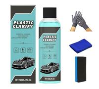 Plastic Clarify, Plastic Clarify for Cars, Plastic Clarify for Cars Spray, Car Interior Plastics Cleaner & Conditioner, Waterless Spray Wax, for cars Rubber/Leather/Vinyl Resume (1 Set)