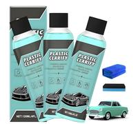 Plastic Clarify, Plastic Clarify for Cars, Waterless Spray Wax, Rubber, Detailer, Car Interior Plastic Cleaner & Conditioner, for Car Interiors & Exteriors with Hygienic Protection Surfaces (3pcs)