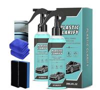 Plastic Clarify - Spray restaurador de molduras negras para interior y coche, limpiador y acondicionador de plástico, interior de goma