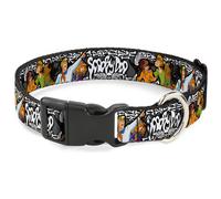 Plastic Clip Collar SCOOBY DOO Group Pose/Bones Large 15-24" (Importación USA)