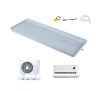 Plastic Drain Pan Air Conditioner Drip Pan Large Water Tray with Drain Pipe for Window Air Conditioner Outdoor Unit (Color : 10m Water Pipe, Size : 91.5 * 45cm)