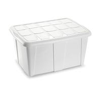 PLASTIC FORTE, Caja de almacenamiento, BLANCO, 60 litros, sin ruedas