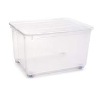 PLASTIC FORTE, Caja de almacenamiento, Multicolor, 150 litros, con ruedas