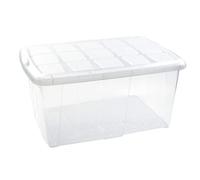 PLASTIC FORTE, Caja de almacenamiento, Multicolor, 60 litros, sin ruedas