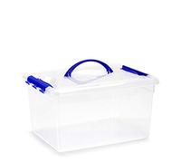 Plastic Forte Caja de ordenación transpararente de 12 litros