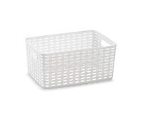 PLASTIC FORTE, Cesta, Blanco, 29 x 19,5 x 13 (1182701)