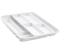 Plastic Forte Cubertero, Blanco, 40 x 30 x 7