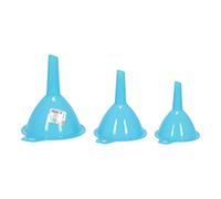 Plastic Forte - Embudo Plástico Set 3, 6,5-8-9,5 Cm.