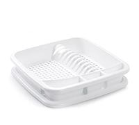 Plastic Forte Escurreplatos Cuadrado Blanco